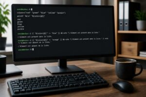 découvrez comment vérifier efficacement la présence d’un élément dans une liste en bash grâce à des exemples clairs et des astuces pratiques.
