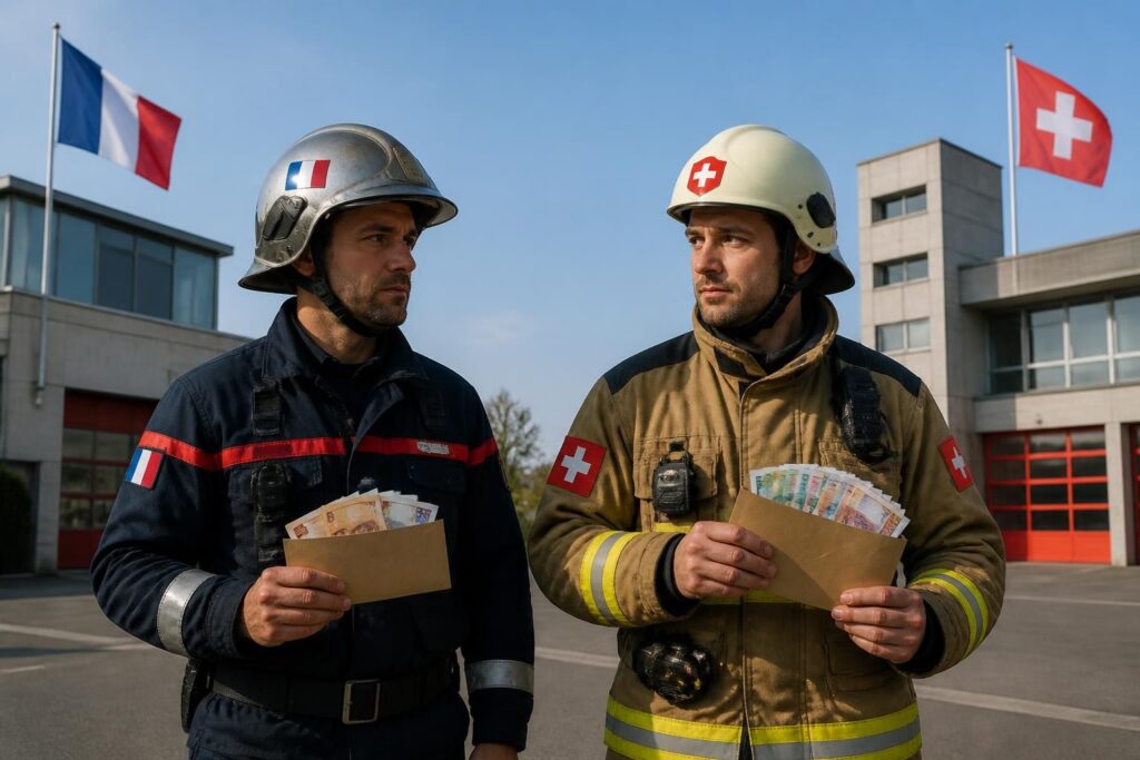 découvrez un comparatif détaillé des salaires nets mensuels des pompiers en france et en suisse, pour mieux comprendre les différences de rémunération entre ces deux pays.