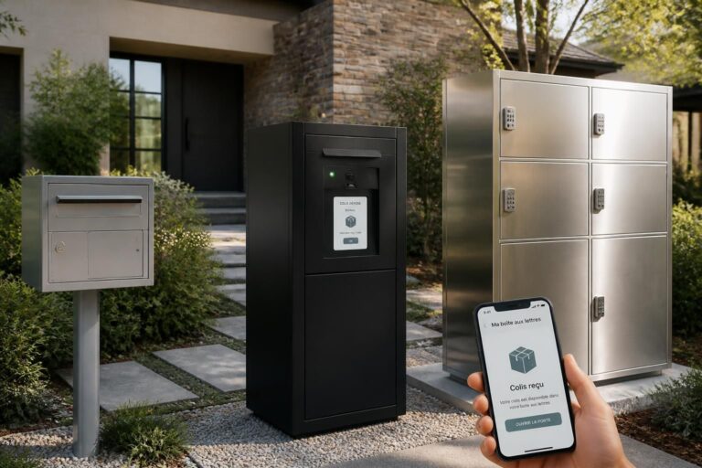 découvrez les boîtes aux lettres colis adaptées aux normes en vigueur, les modèles connectés innovants et les solutions pour les objets volumineux.