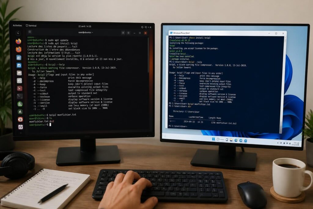 découvrez comment installer et utiliser bzip2 facilement sous linux et windows pour compresser et décompresser vos fichiers rapidement.