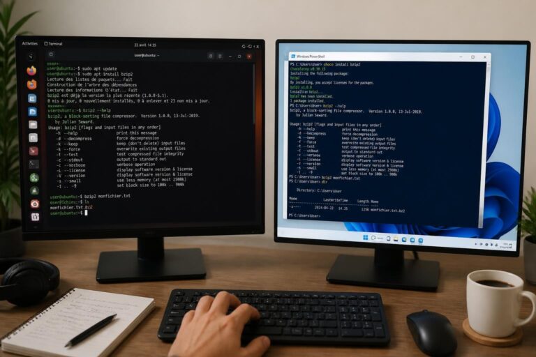 découvrez comment installer et utiliser bzip2 facilement sous linux et windows pour compresser et décompresser vos fichiers rapidement.