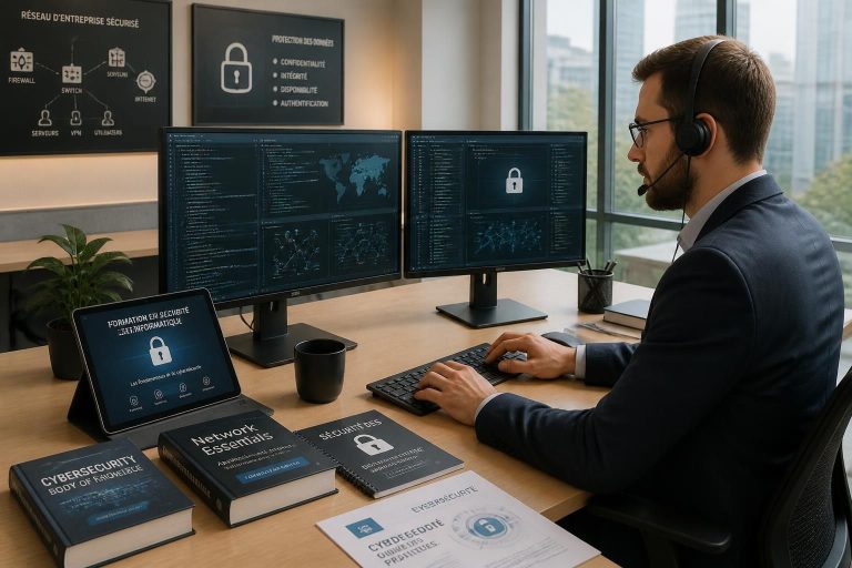 découvrez tout ce qu'il faut savoir sur la sécurité informatique : définitions clés, formations essentielles et ressources pratiques pour bien débuter et protéger vos données.