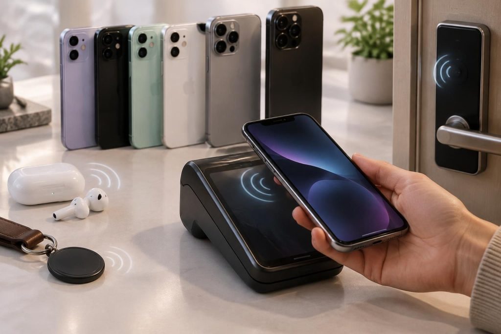 découvrez la compatibilité nfc des iphone 11 à 16 et explorez leurs usages : paiements sans contact, lecture de tags nfc et automatisations.